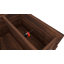Commode d'appoint en bois massif à 3 portes avec station de charge Archaun-1546592926
