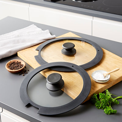 Tower 24cm 2 - Piece Glass Lid Set