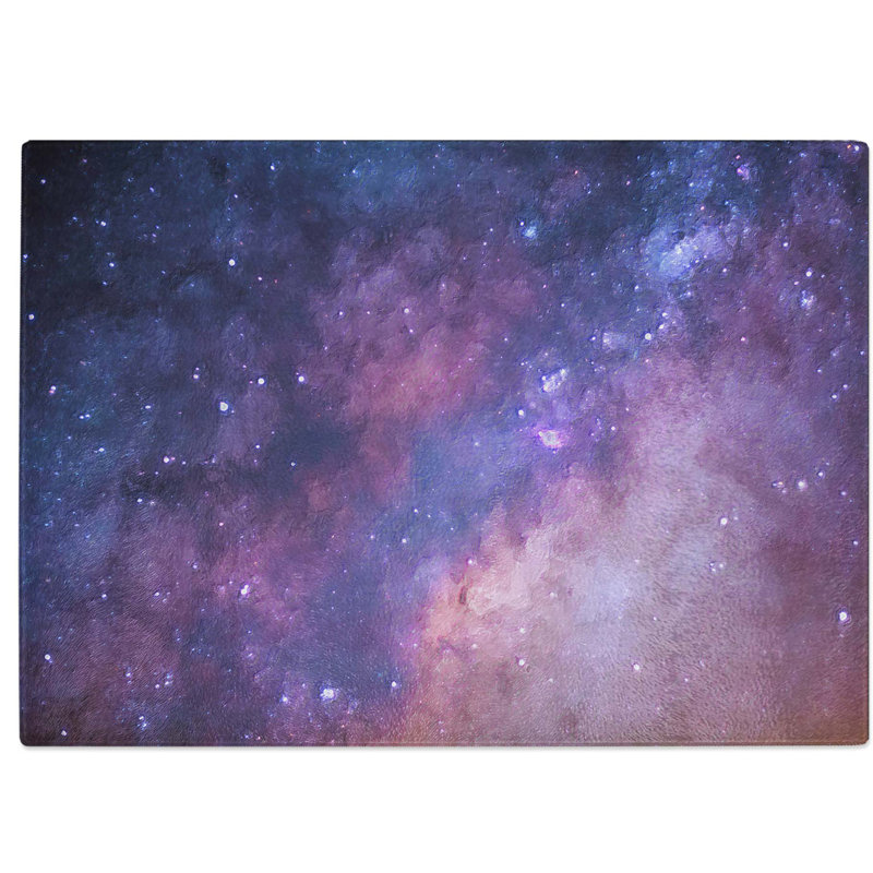 Tempered Glass Universe in Abstract Vol.51 in Abstract Chopping Board, 28.5 cm W x 20 cm L