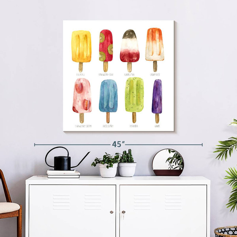 Arney Popsicles Come Chill, 30" H x 30" W