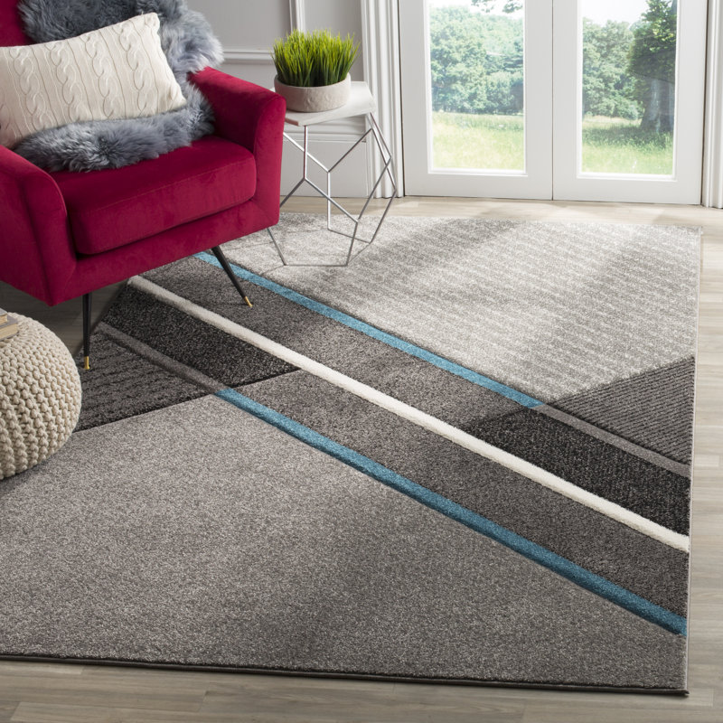 Parkes Abstract Area Rug, Rectangle 122 x 183 cm