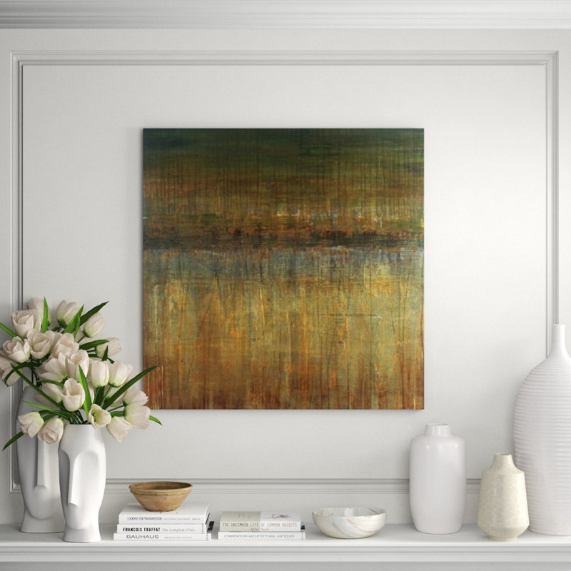 Green Sky At Night Print, Outdoor, 40" H x 40" W x 1.5" D