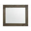 Noyer clair Nerissa X P 36 po Miroir rectangulaire H