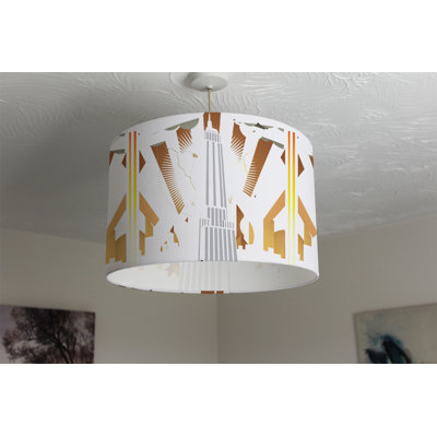 Cotton Drum Lamp Shade ( Uno )