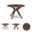 Goodall Round Solid Wood Base Dining Table