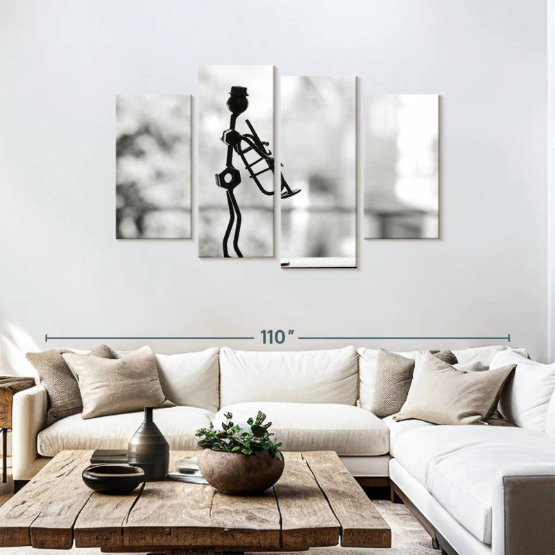 Kerner Trumpet Figurine, 48" H x 75" W