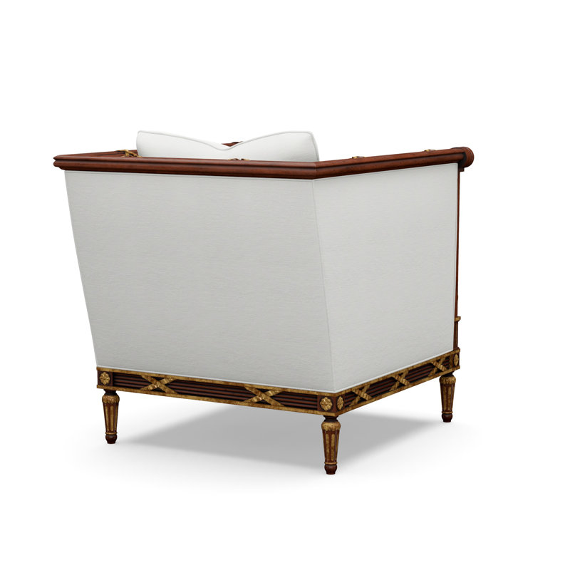 The Regent's Visit  Accent Chair, Page Snow (Performance fabric) 1355-91