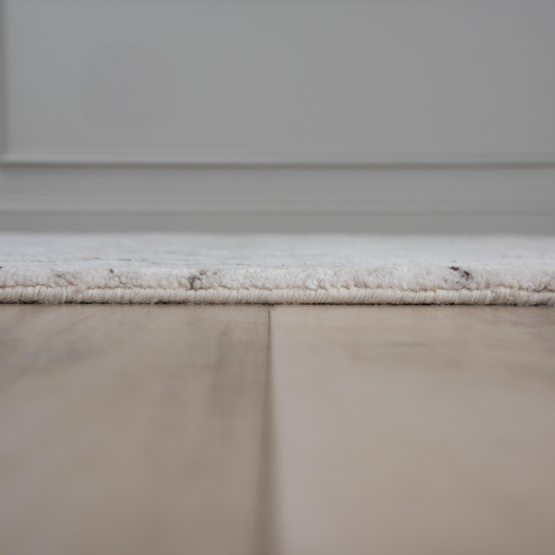 Tapis noué à la main, White/Brown, 8' x 10'