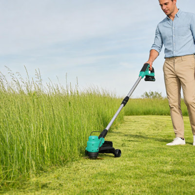 Désherbeur sans fil 20 V - coupe-herbe, coupe-herbe 12 en 2 2 po et coupe-bordures, alimentation automatique, inclut 2 piles de 2,0 Ah, chargeur rapide, 8 bobines de fil pour la cour