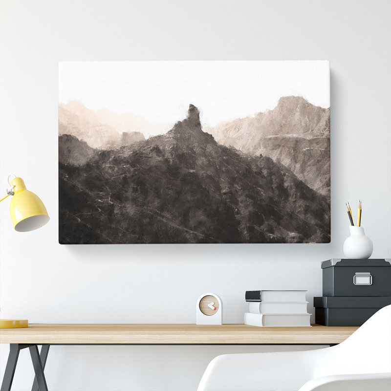 Mountains In Gran Canaria - Wrapped Canvas, 50cm H x 76cm W x 3cm D
