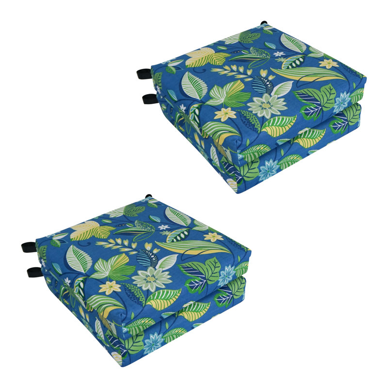 Outdoor 3'' Seat Cushion, Skyworks Caribbean