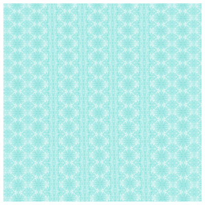 Édredon à motif floral turquoise