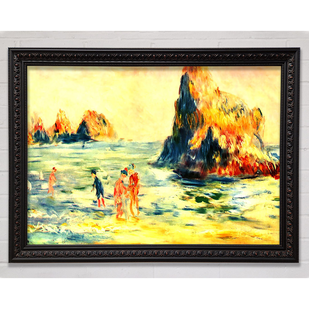 Renoir Felsenklippen in Guernsey - Druck