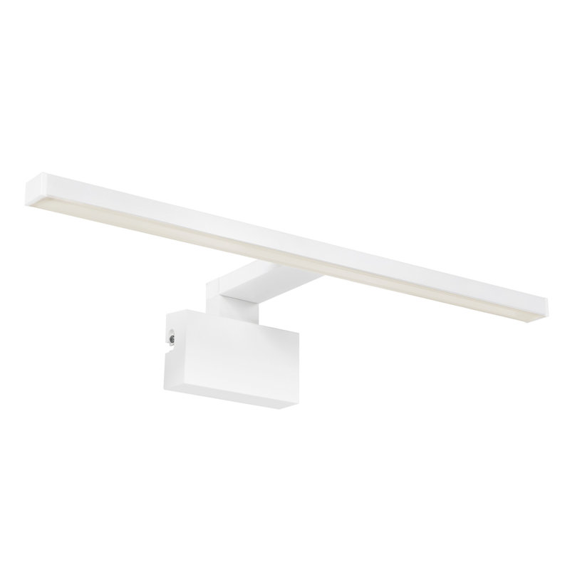 Steel Flush Mounted Sconce, White