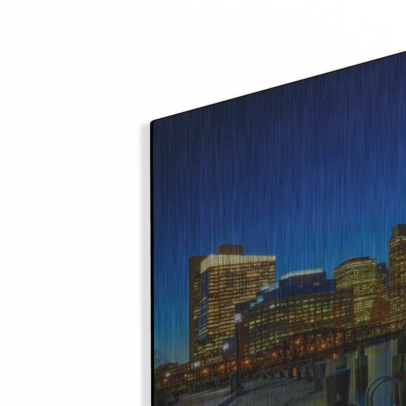 «Boston Twilight At Fan Pier» par Rick Berk, H 24 po x l 36 po
