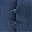 Canapé modulaire, canapé en chenille modulaire en L bleu marine avec méridienne incurvée | Mousse haute densité | 4 oreillers gratuits-1456600309