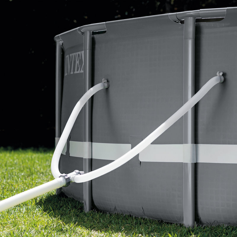 Intex Rectangular Ultra XTR Frame Swimming Pool with Pump, 52" H x 216" W x 108" D
