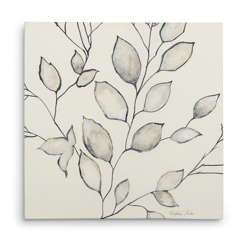Whispering Leaves II - reproduction d'art, H 16 po x l 16 po, Toile tendue, Sans cadre