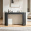 Console ovale avec un tiroir-129955719