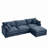 3-Seater Comfy Cloud Couches With Movable Ottoman-123053930