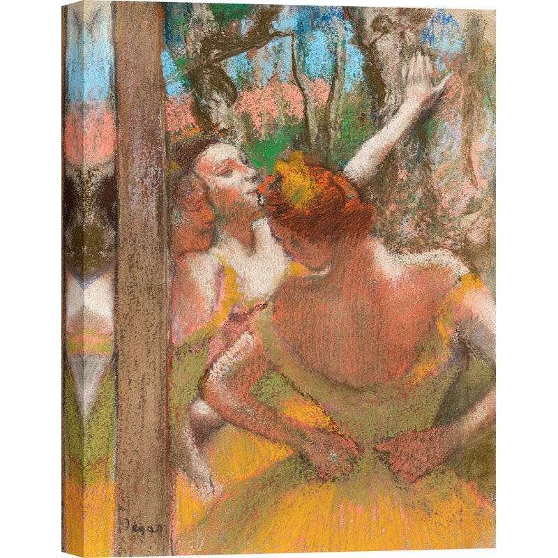 Dancers by Edgar Degas - Wrapped Canvas Print, 80cm H x 60cm W x 4cm D