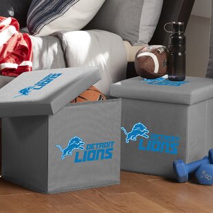 FANMATS NFL Detroit Lions Vinyl Drink Mat Black Plastic Rectangle