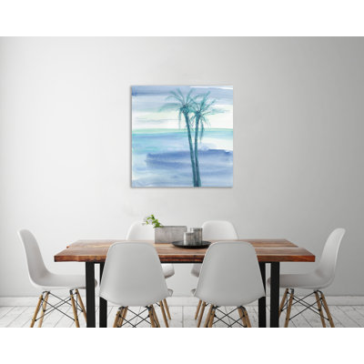« pacifique crépuscule ii », reproduction de peinture à l’acrylique sur toile tendue