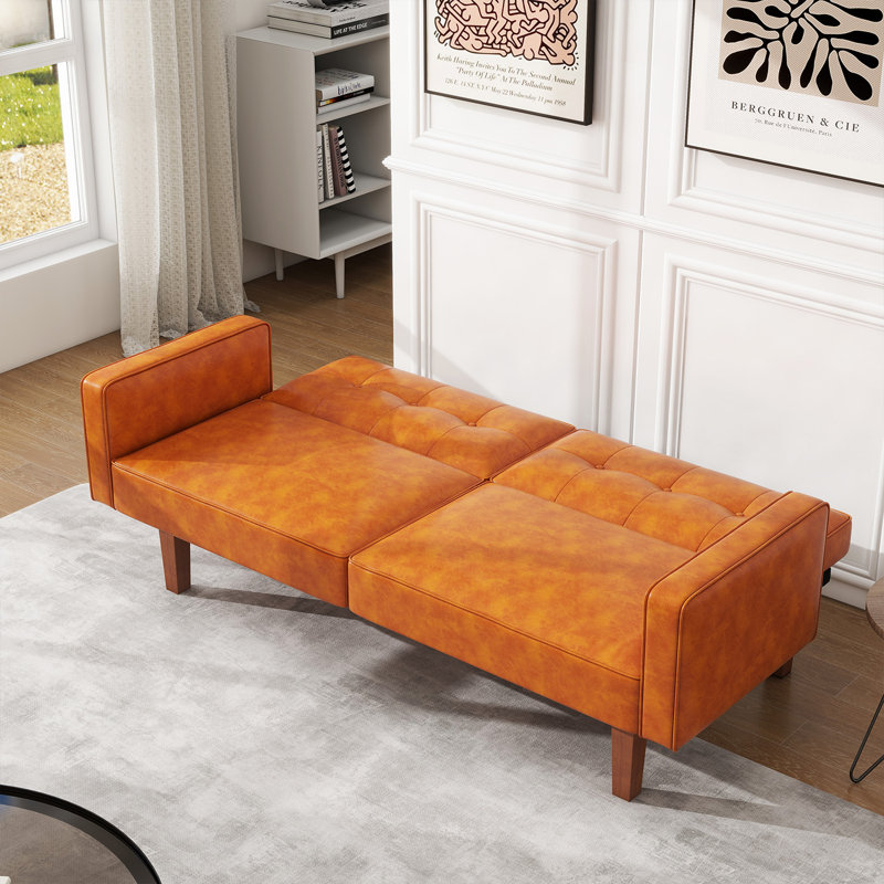 Alexender Futon Sofa Bed Couch Memory Foam Futon Convertible Bed Sleeper for Living Room,Small Space