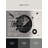 Machine Washable Bracondale Stopwatch Timer Modern & Contemporary Geometric Rug in Gray – Black Binding-488424329
