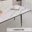 1 Piece Rectangular Dining Table without Chair