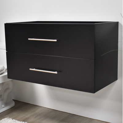 Base de meuble-lavabo mural simple 35,13 po Abdirahman