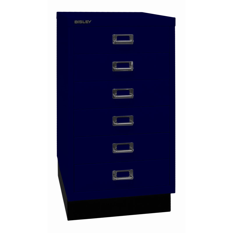 39er 34.9cm Wide 6 -Drawer File Cabinet, Oxford blue