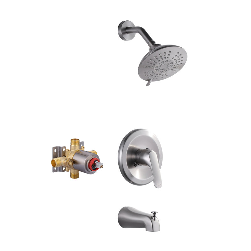 Tub & Shower Faucet, Brushed Nickel