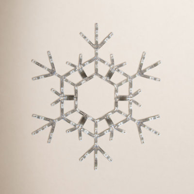 LED Folding Snowflake Lighted Display