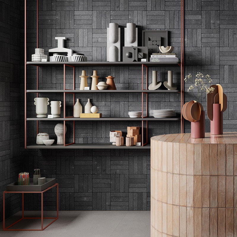 Bricklane 2X8 Dark, Gray