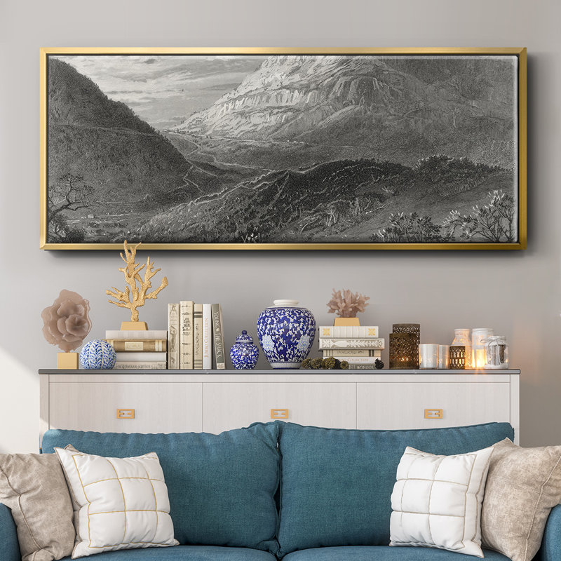 Cumberland Gap- Framed Canvas, 12" H x 30" W