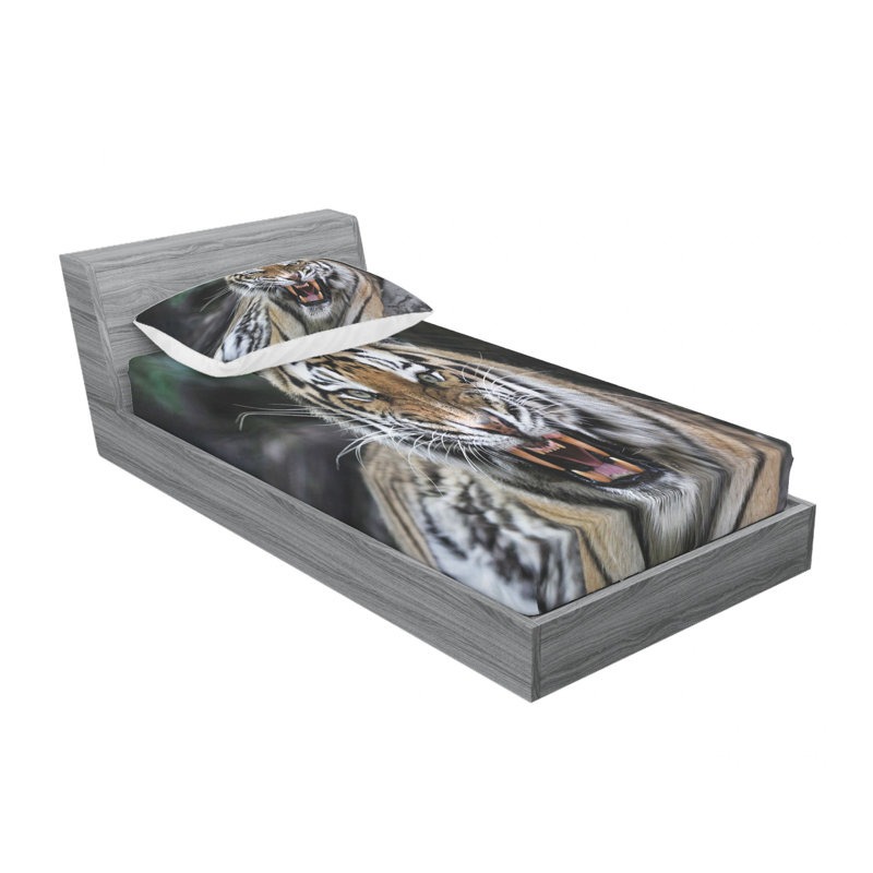 Microfiber Sheet Set, Twin Sheet Set with Fitted Sheet