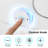 PineLn Integrated Tank Elongated Smart Toilet with Heated Seat, Auto Flush and Night Light