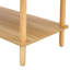 Table basse rectangulaire pour la maison moderne, rangement ouvert, table de salon 2 à faible entretien, en bois massif +, construction stable, facile à installer rapidement, plancher protégé, noyer ou naturel