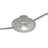 Aleister Torchiere Floor Lamp with Glass Shade-1179300409