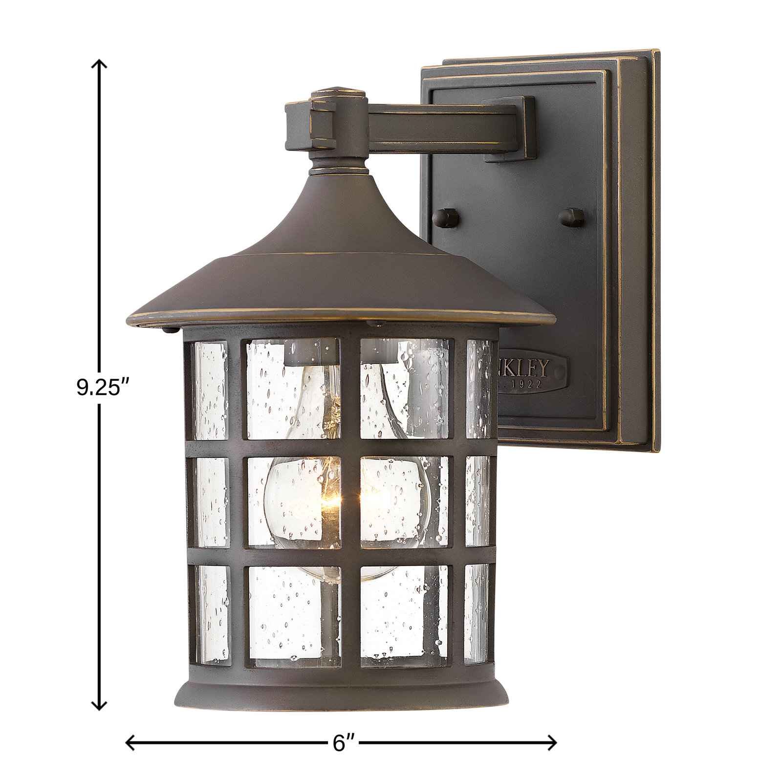 Freeport Outdoor Wall Lantern, Rubbed Bronze