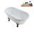 57.5'' x 29.5'' Soaking Acrylic Bathtub-83636145-83636135