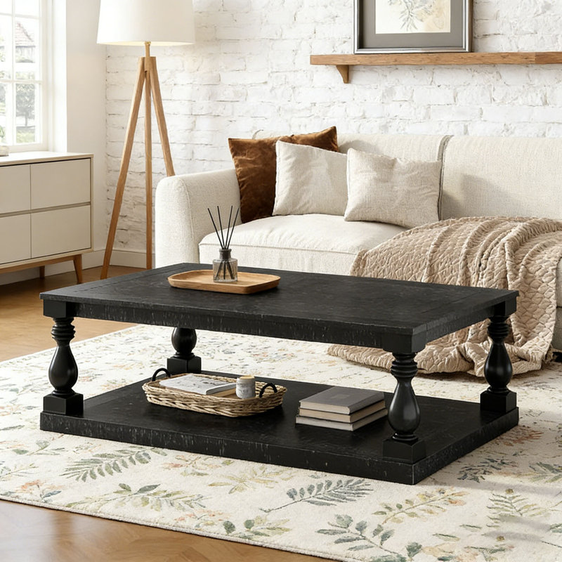 Table basse, Noir