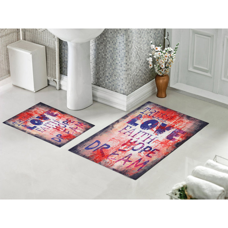 Ensemble de tapis de bain 2 pièces Dinuk