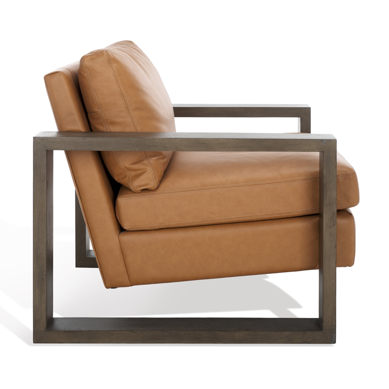 Elinor Linen Armchair, Light Brown