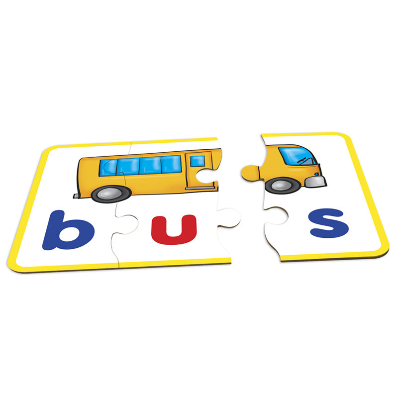 CVC Word Builder Learning Educational Puzzles