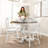 Sterling 45W Transitional Round Trestle Dining Table-105887097