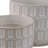 Stoneware And Ceramic Saucer Planters With Embossed Geometric Texture, Modern Decorative Design, Stylish Round Form, Versatile Display Accent, Set Of 2-1305415953