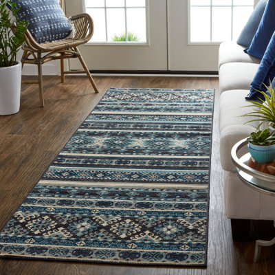 Tapis bleu Catoe Southwestern River