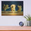 «Yoga Chicks Three» par Lucia Heffernan - peinture sur métal sans cadre-427534710